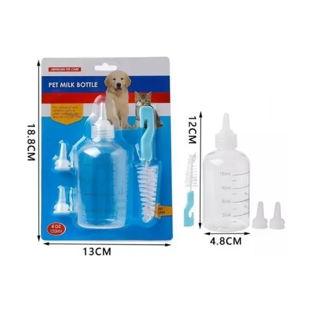 Pet Milk Bottle Mamadera Para Cachorros de 120ml