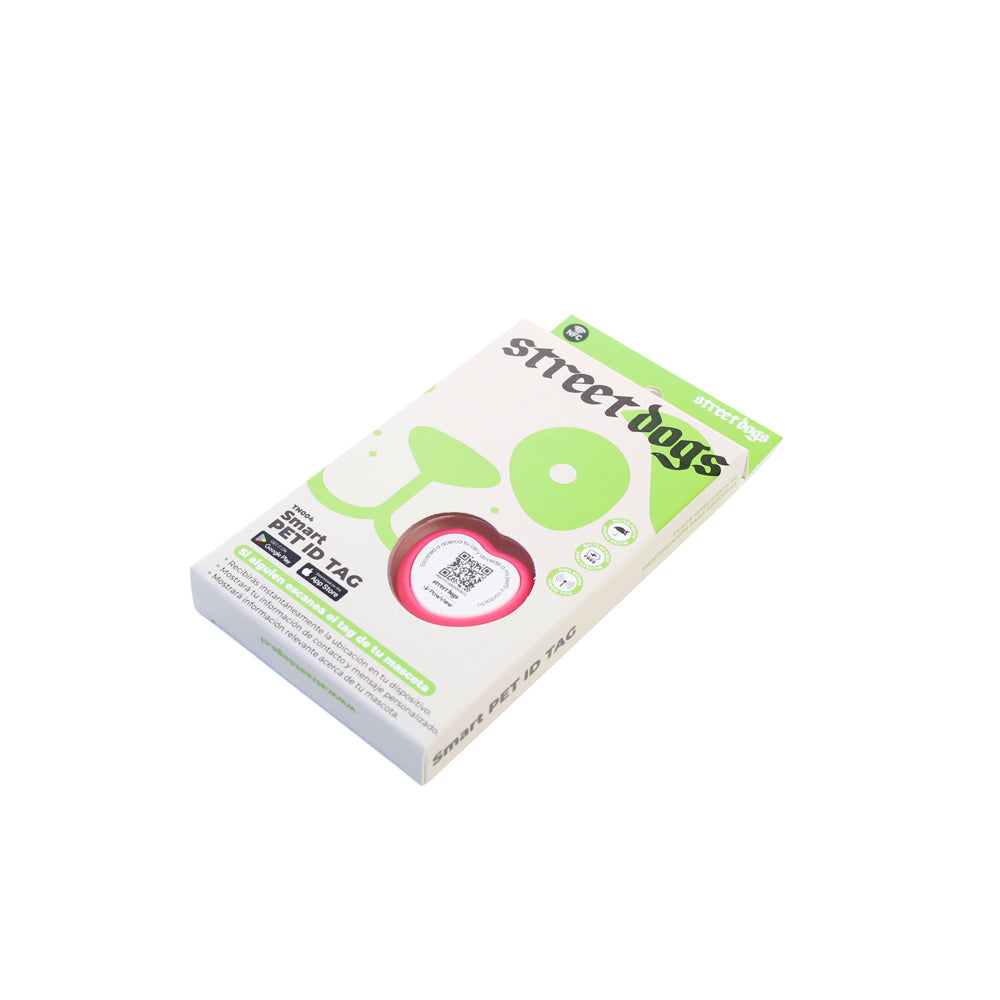 PET ID TAG SMART ROSADO