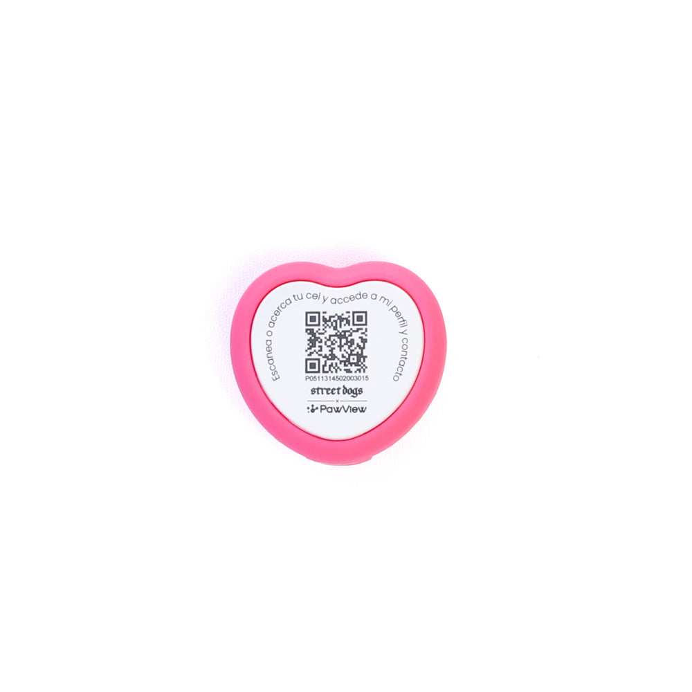 PET ID TAG SMART ROSADO
