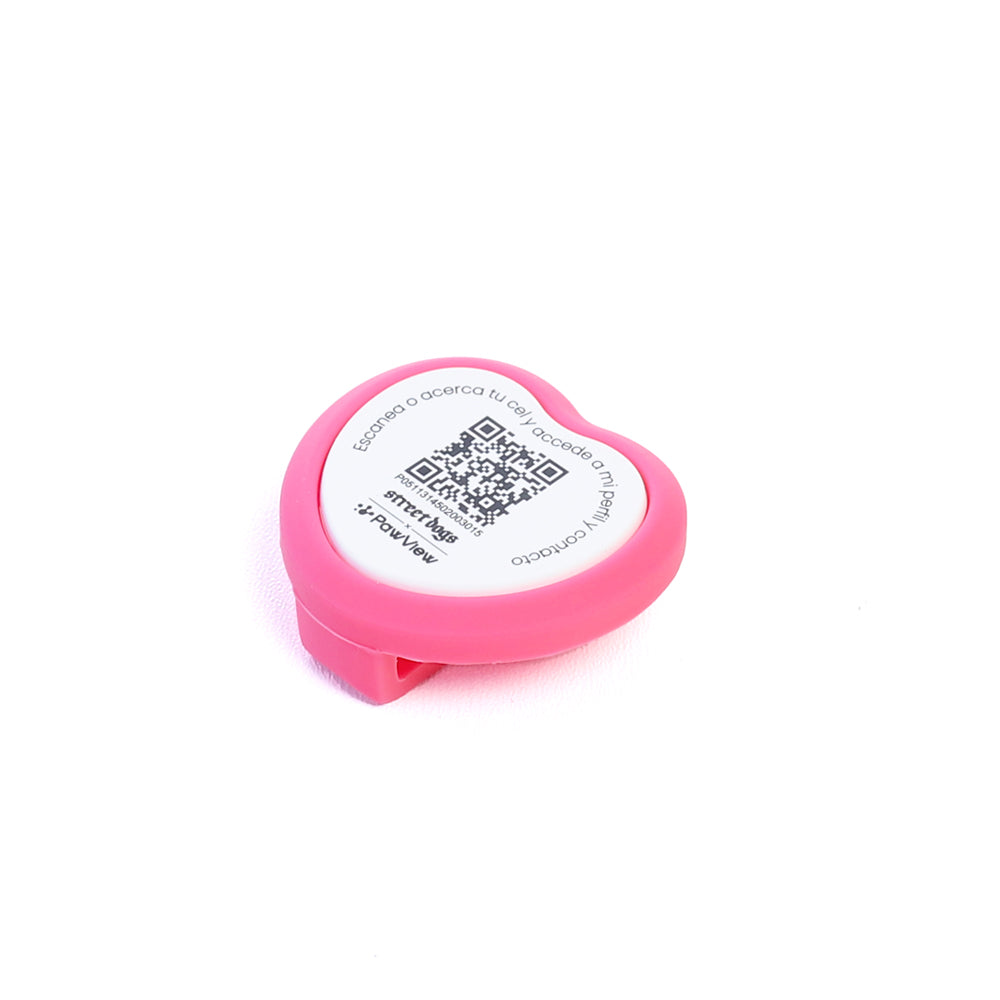 PET ID TAG SMART ROSADO