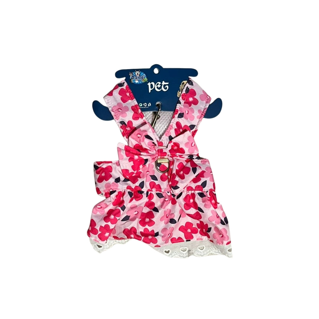 VESTIDO PARA MASCOTA CON ARNES INCLUIDO TALLA M