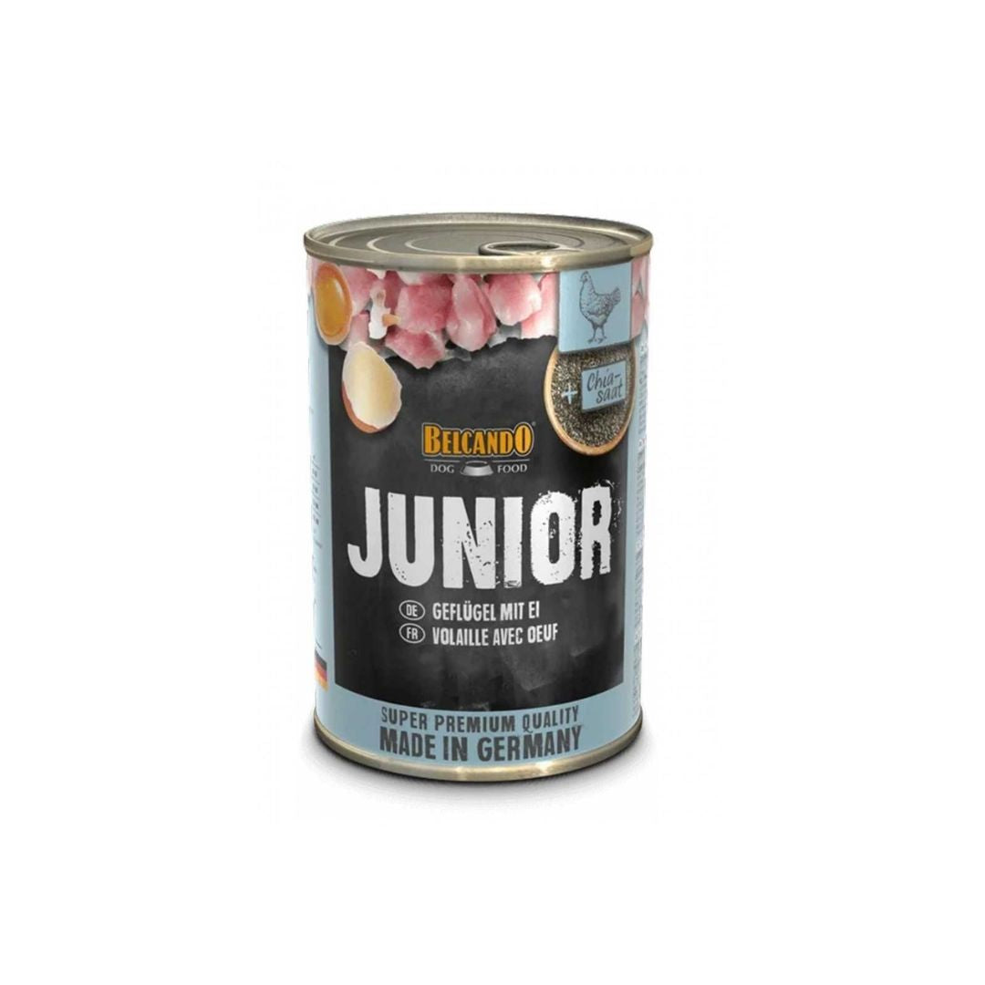 BELCANDO LATAS JUNIOR AVE Y HUEVO 400 GRS
