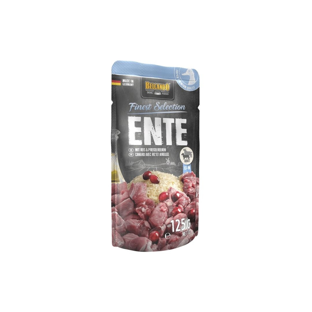 BELCANDO SOBRES PATO CON ARROZ Y ARANDANO 125GRS