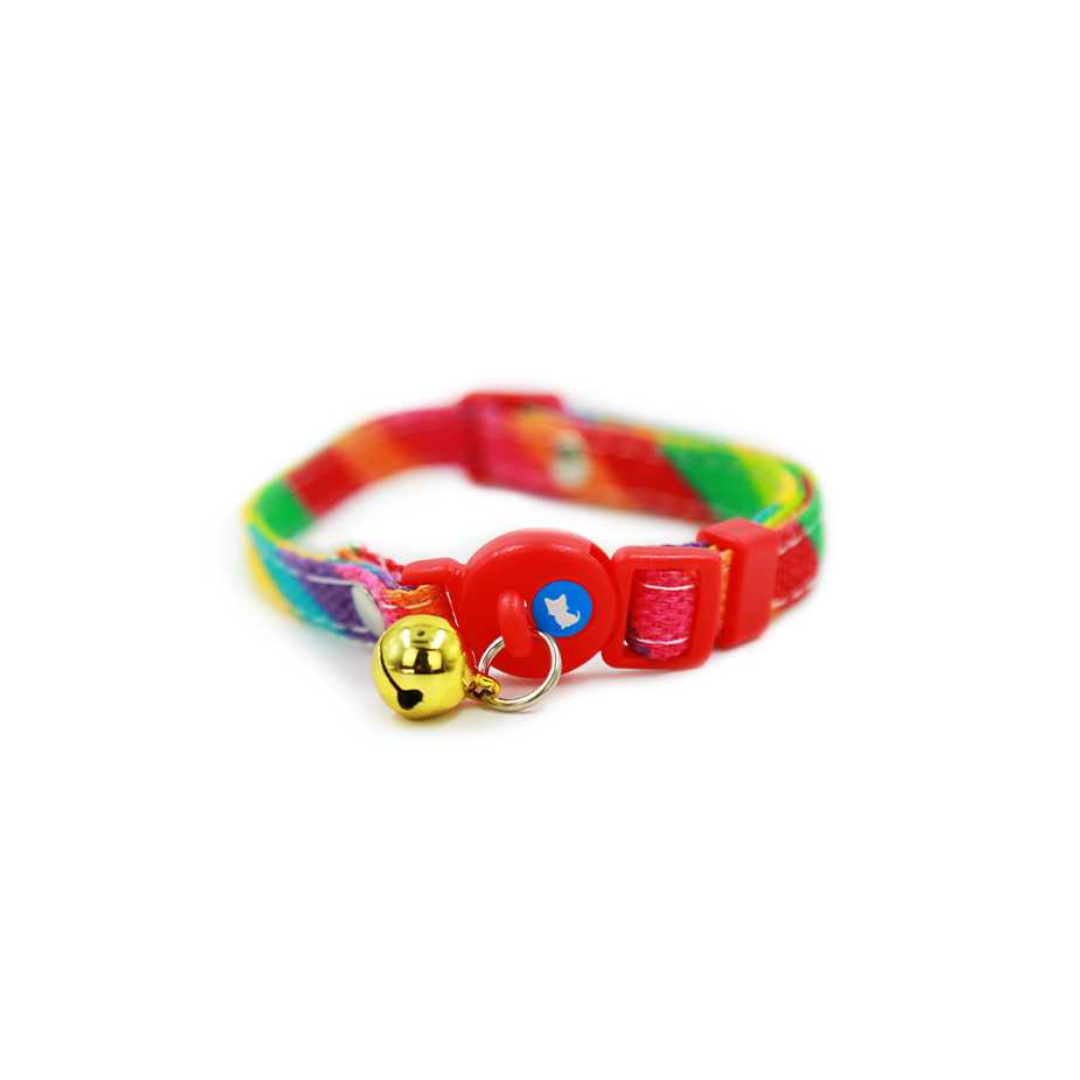 HEY! COLLAR GATO 20-32 CM ARCOIRIS
