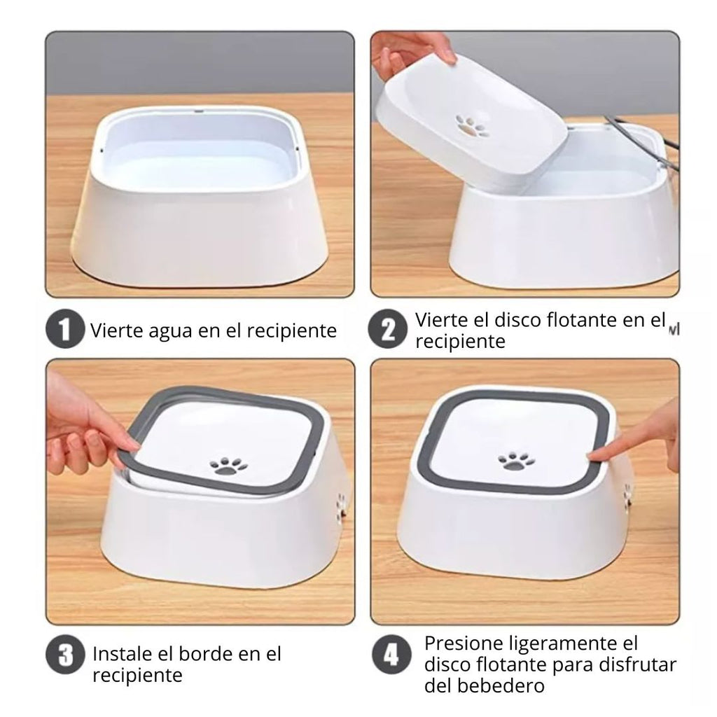 BEBEDERO ANTIDERRAME DE 1.5 LTS